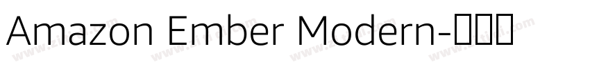 Amazon Ember Modern字体转换